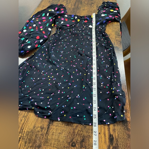 Rixo Polka Dot Long Sleeve Swing Dress - Picture 8 of 14
